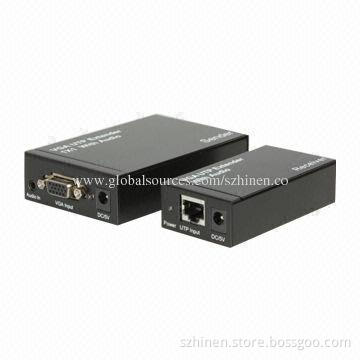 VGA UTP Extenders, 300m with Audio, Dual-output at Local Unit